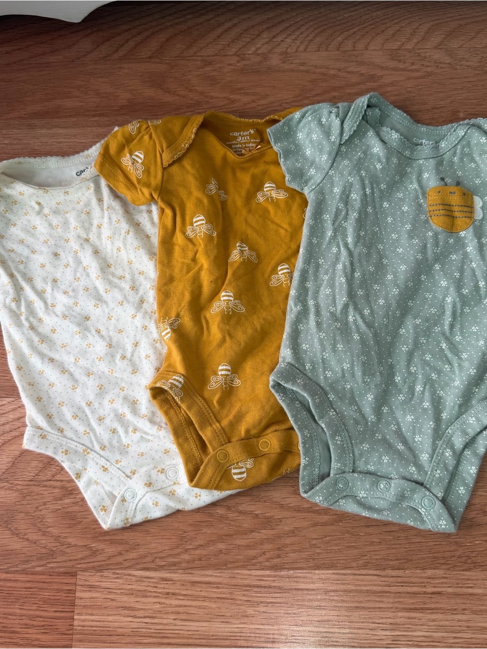 3 Carters 3 Month Bodysuits